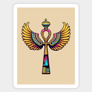 Ankh-ward Antics Magnet